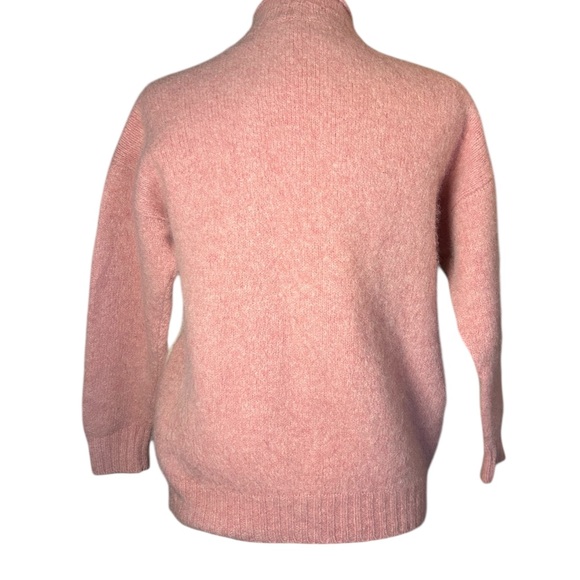 Benetton Vintage Shetland Wool Sweater Eskimo and Igloo figures made in Italy- S - Picture 14 of 16